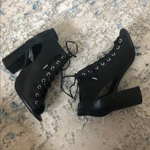 Black heels
